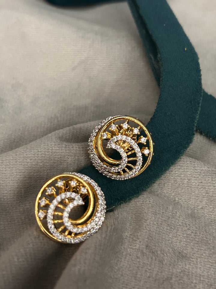 Golden Spiral Shine Pendant Set