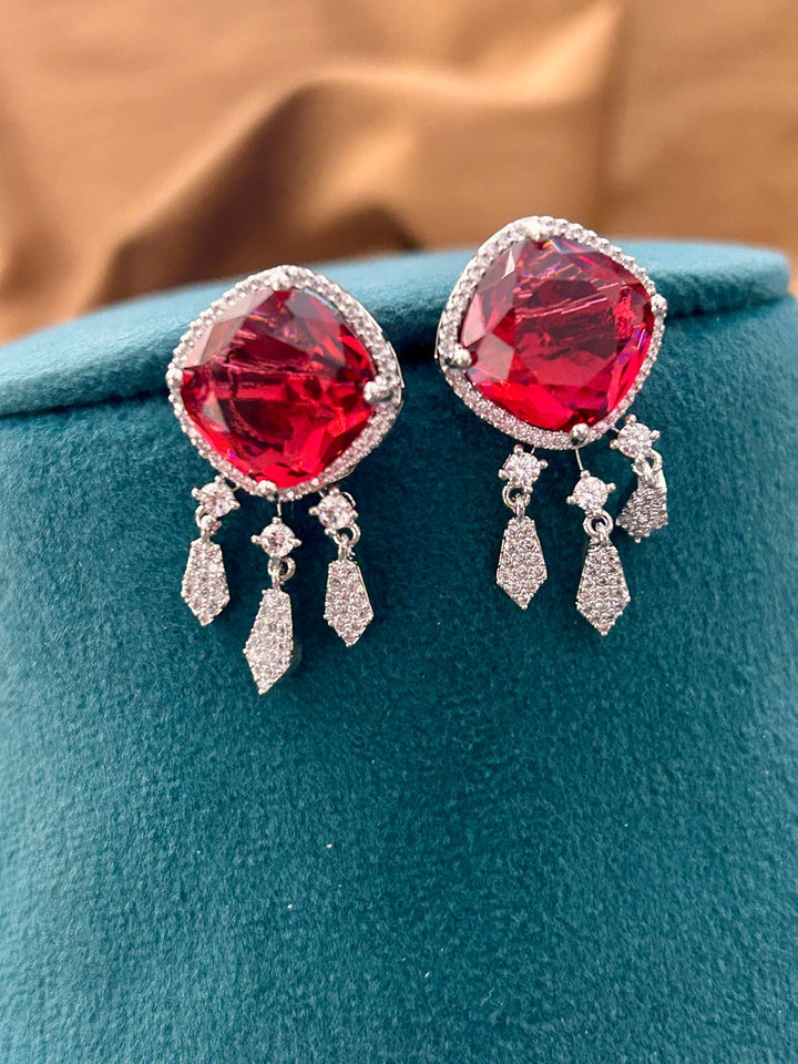 Triple Ruby Radiance Diamond Choker Set