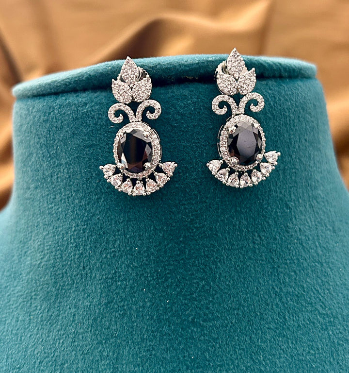 Midnight Majesty Black Diamond Choker Set