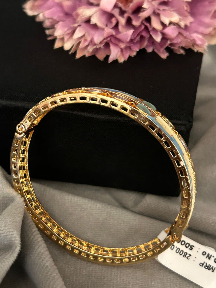 Sky Blue Meenakari Bracelet