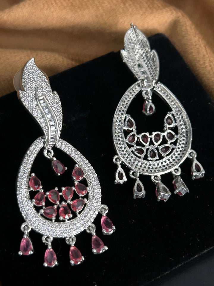 Ruby Drop Teardrop Earrings