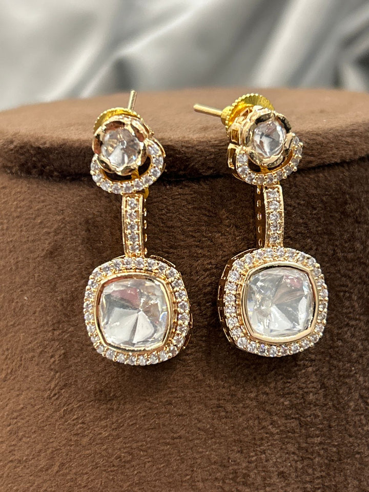 Pearl Cluster Kundan Necklace Set