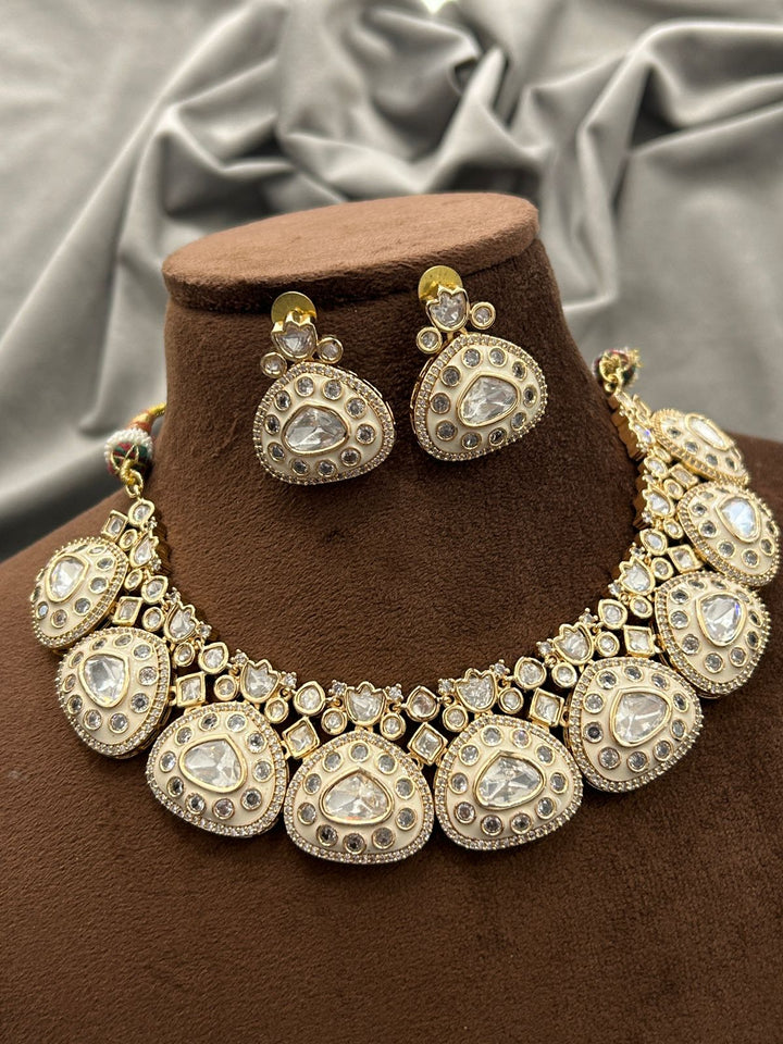 Royal Polki Kundan Necklace Set