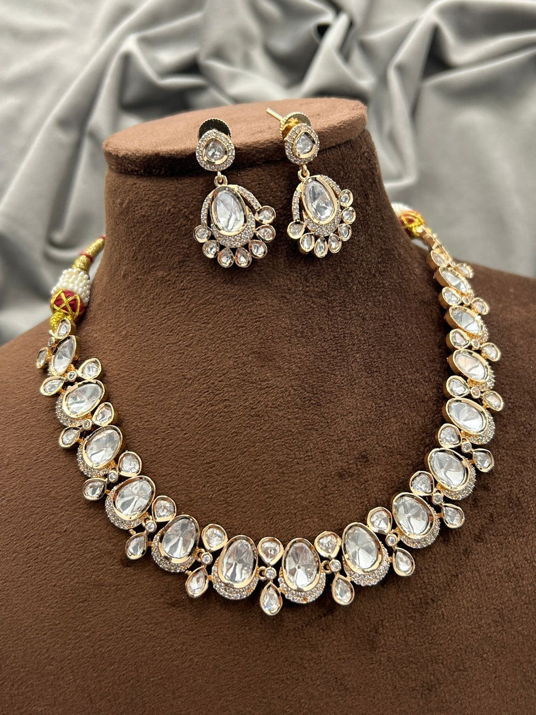 Classic Polki Kundan Necklace Set