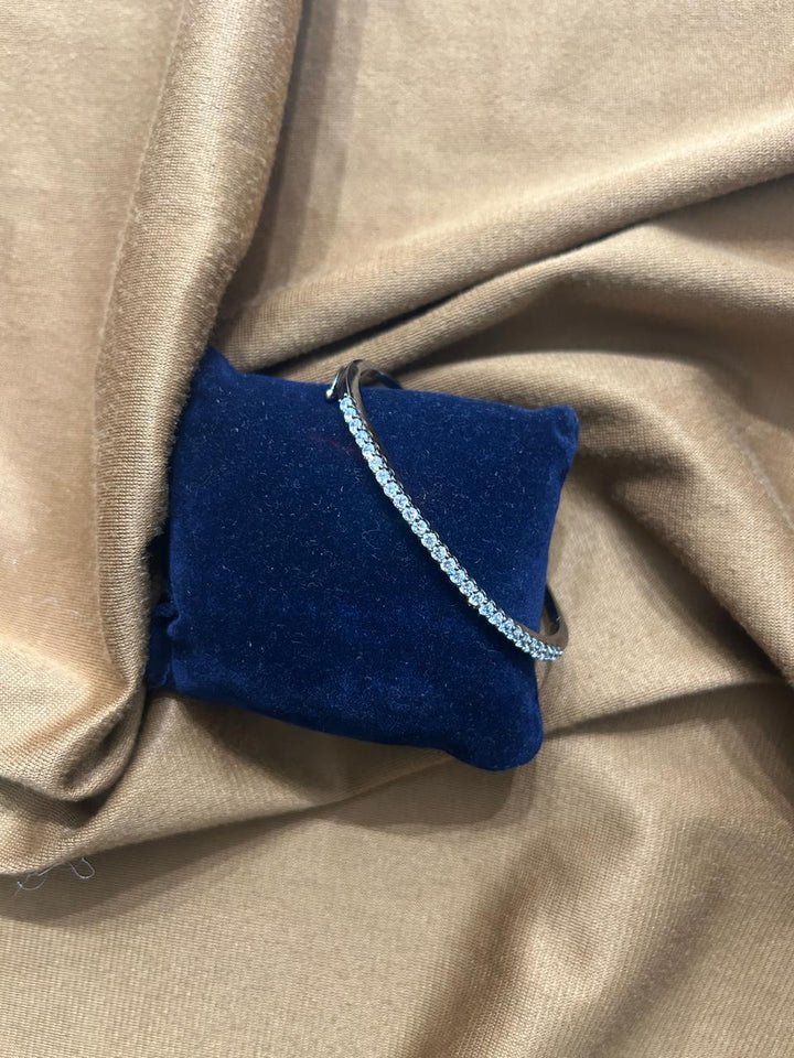 Elegant CZ Diamond Open Bracelet Daily Wear Premium Bangle